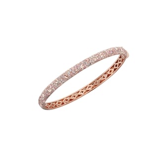 J Fine 18K Pink Gold Argyle Pink™ Diamond Dome Pave Cuff Bracelet J Fine 18K Pink Gold Argyle Pink™ Diamond Dome Pave Cuff Bracelet