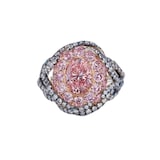 J Fine Platinum & 18K Rose Gold Argyle Pink™ Diamond Divine Lotus Ring