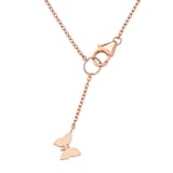 J Fine 18K Rose Gold Argyle Pink™ Diamond & Green Tourmaline Butterfly Necklace