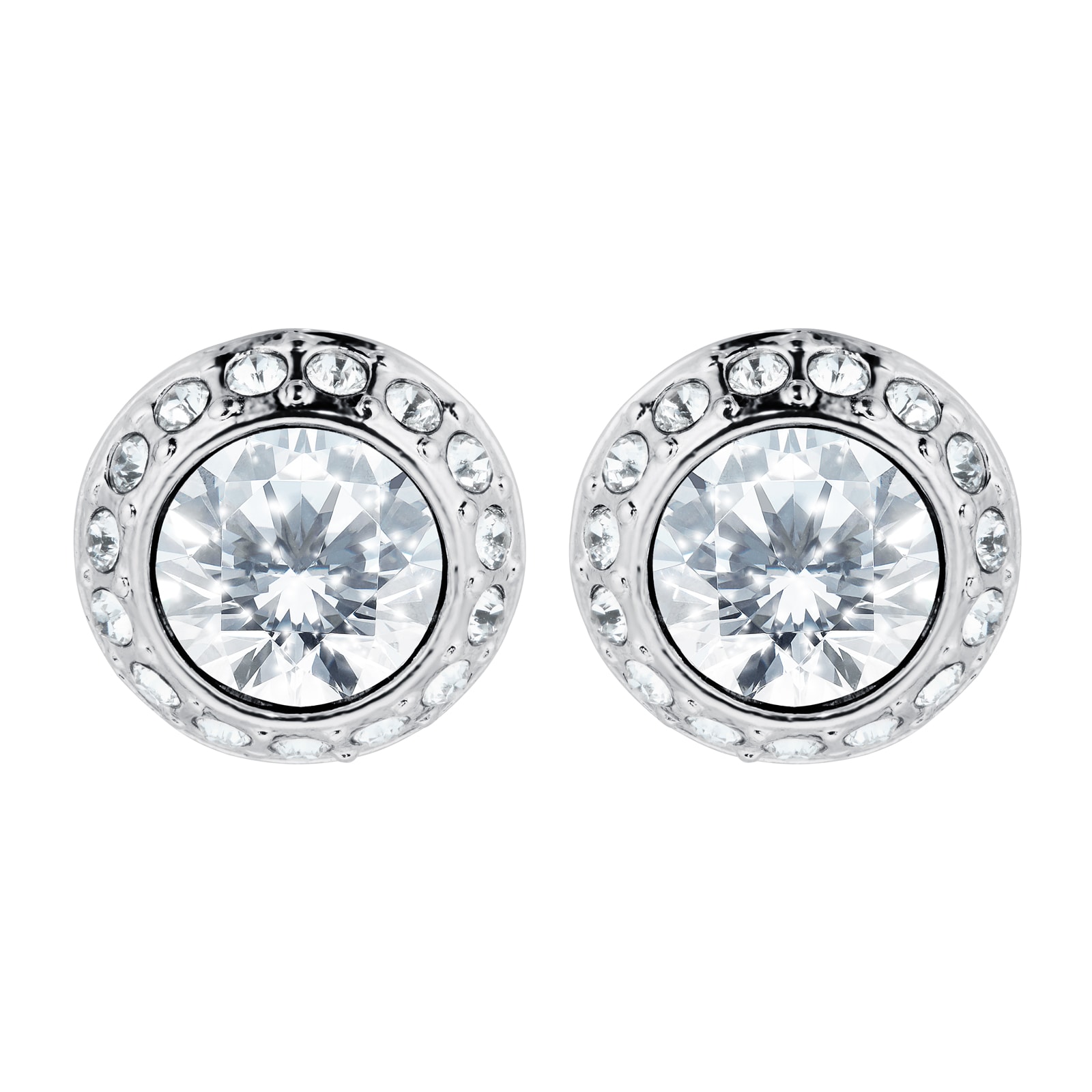 Amazon.com: Swarovski Crystal Angelic Stud Earrings, Gold-Tone: Clothing,  Shoes & Jewelry