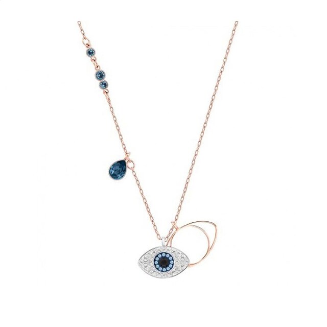 SWAROVSKI Jewellery Ladies Pvd Gold Plated Duo Necklaces
