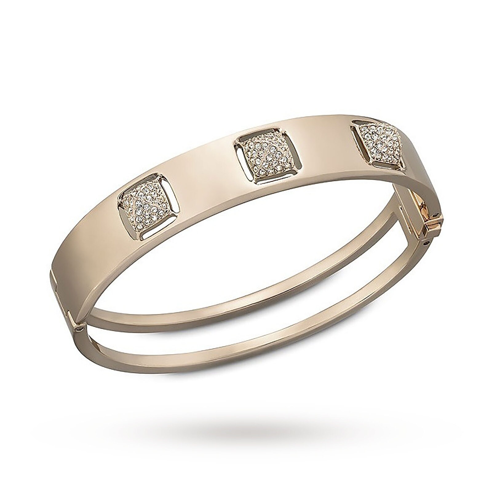 SWAROVSKI Tactic Rose Gold Bangle Large