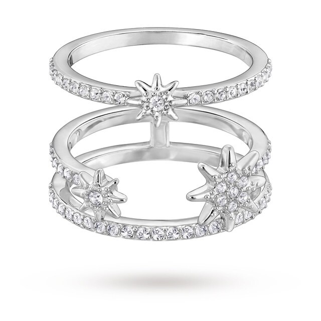 SWAROVSKI Fizzy Ring Set - Ring Size N