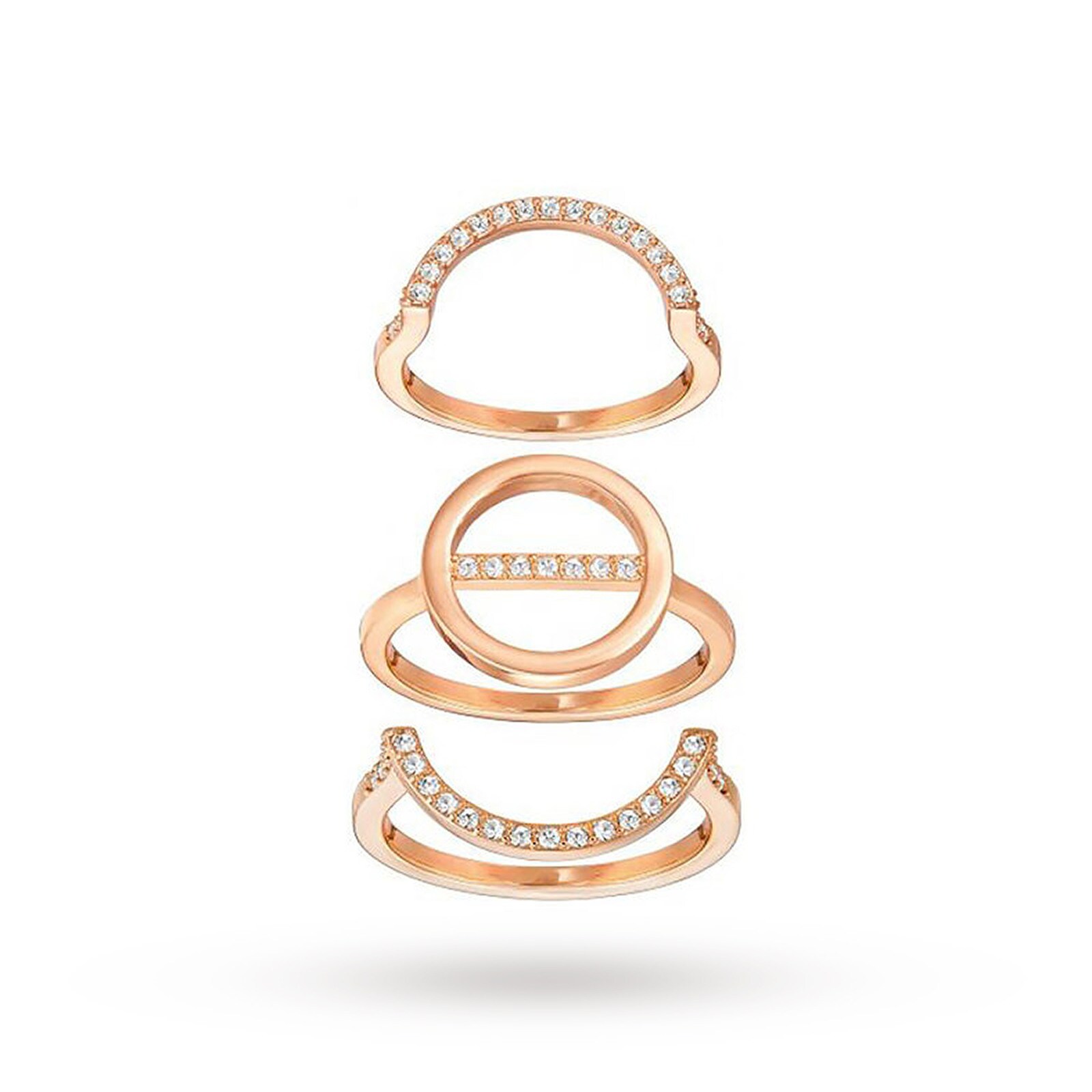 SWAROVSKI Flash Ring Set - Ring Size P.5