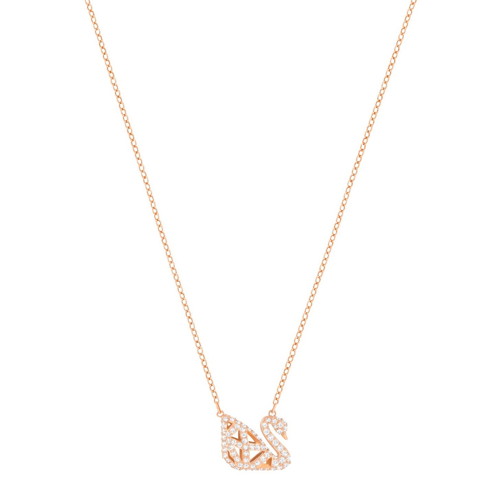 SWAROVSKI Facet Swan Necklace