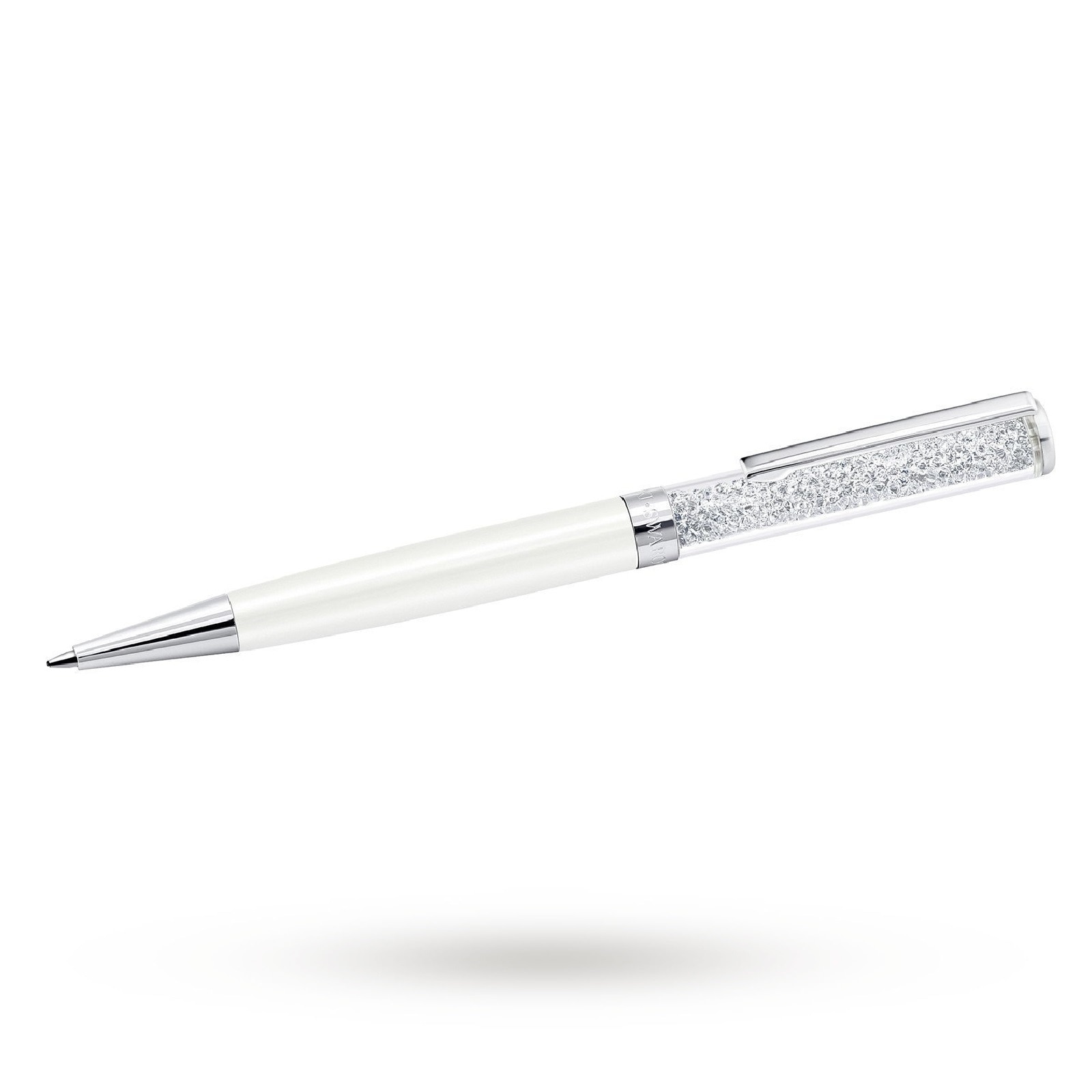 Crystalline White Ballpoint Pen