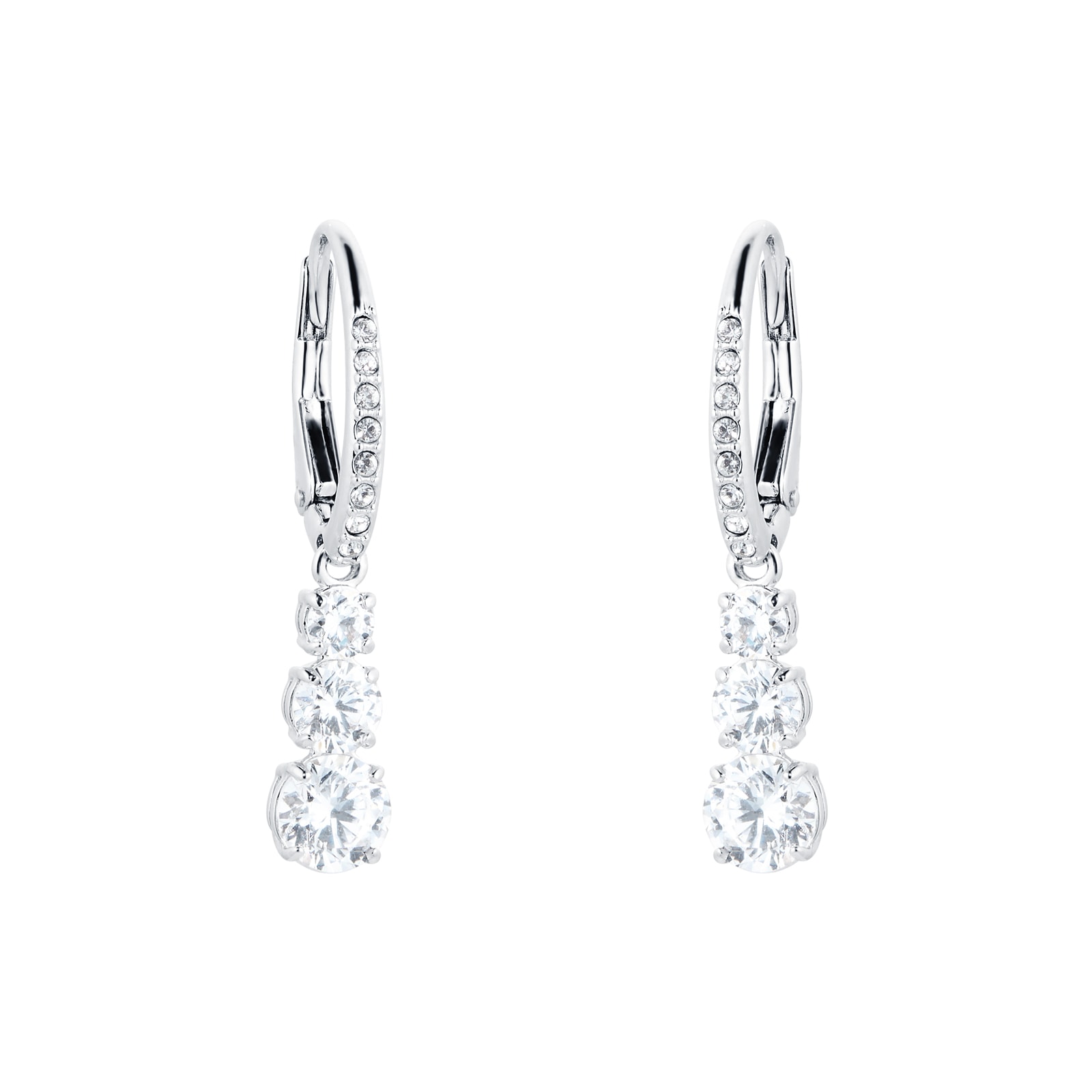 SWAROVSKI Attract Trilogy Drop Earrings