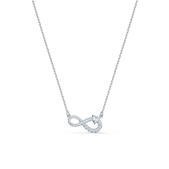SWAROVSKI Infinity  Rhodium Plated Necklace