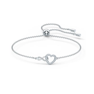 Swarovski Infinity Heart Rhodium Plated Bracelet Swarovski Infinity Heart Rhodium Plated Bracelet