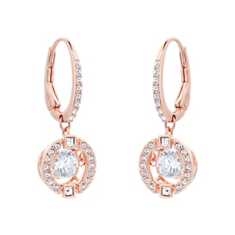 SWAROVSKI Sparkling Dance Rose Gold Coloured Drop Earrings SWAROVSKI Sparkling Dance Rose Gold Coloured Drop Earrings