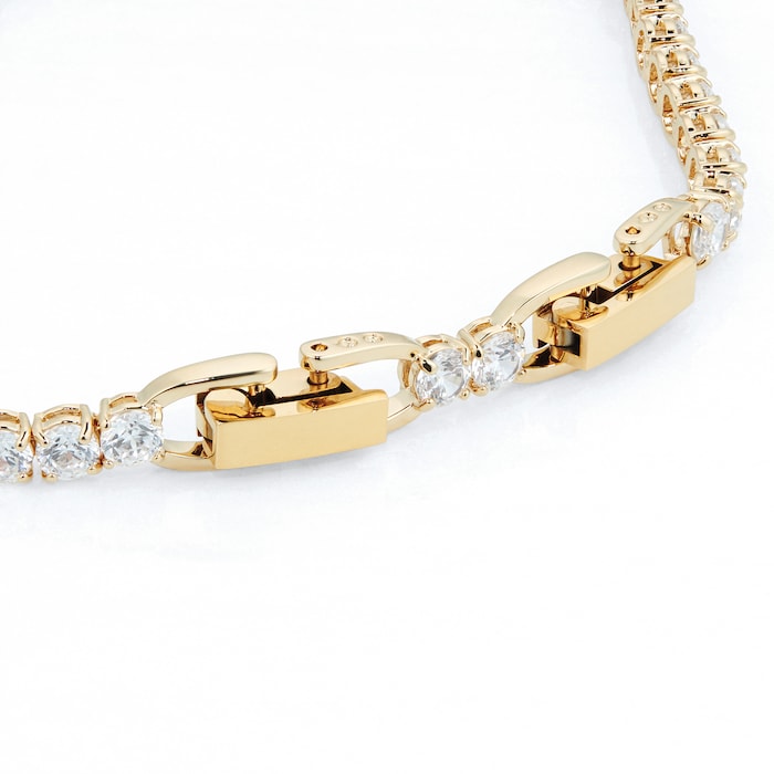 Swarovski Tennis Deluxe Bracelet - Gold