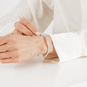 SWAROVSKI Twist Rows Bracelet