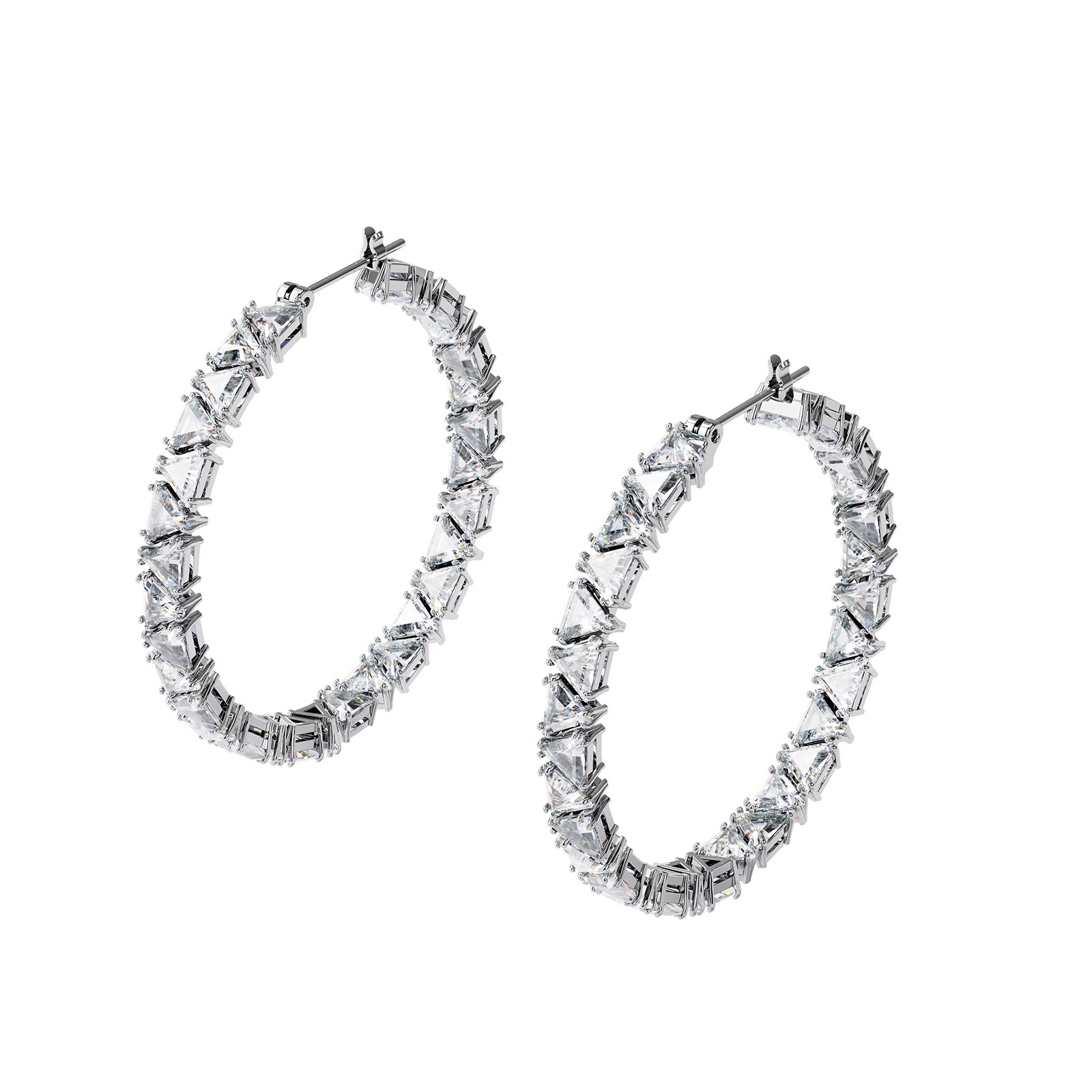 Swarovski Swarovski Silver Millenia Hoop Earrings