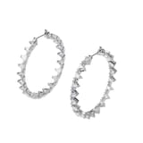 Swarovski Swarovski Silver Millenia Hoop Earrings