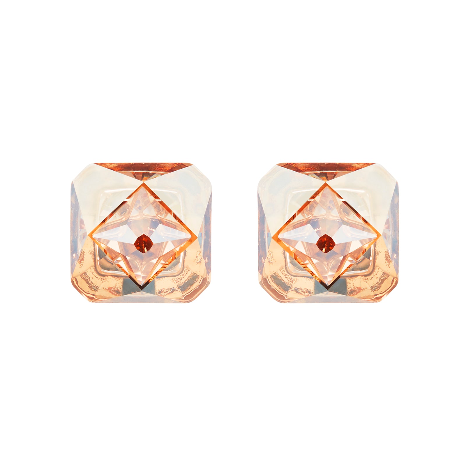 Yellow Gold Coloured Chroma Stud Earrings