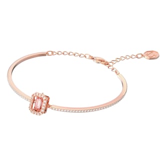 Swarovski Rose Gold Coloured Millenia Cubic Zirconia Chain Bracelet