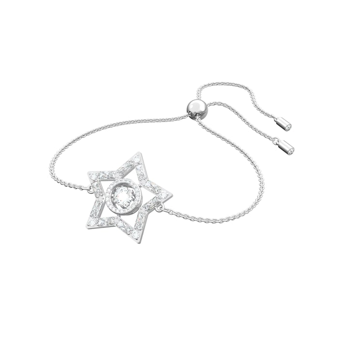 Swarovski Silver Coloured Stella Star Cubic Zirconia Bracelet