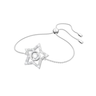 Swarovski Silver Coloured Stella Star Cubic Zirconia Bracelet