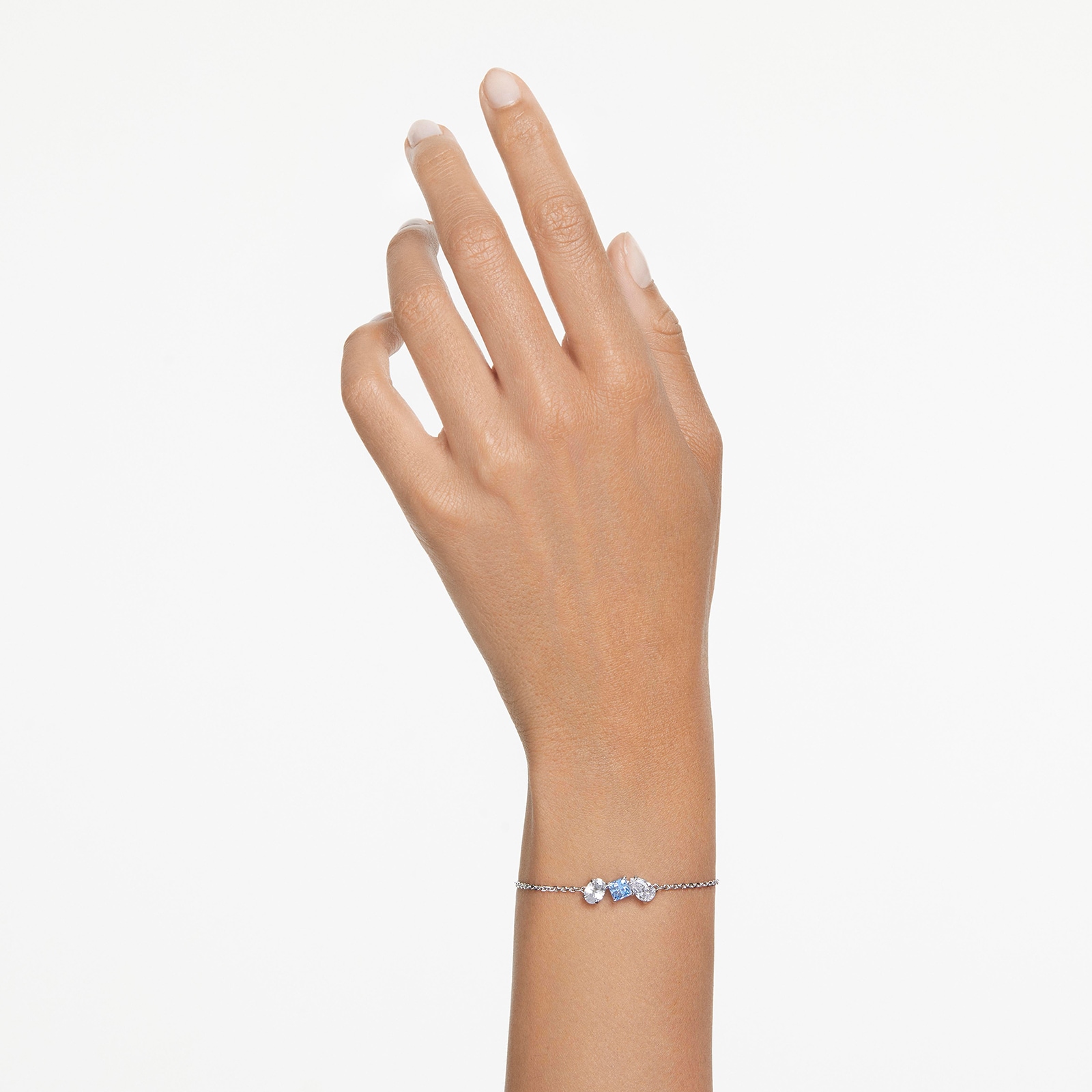 SWAROVSKI Mesmera Blue & White Mixed Cut Bracelet 5668359 | Goldsmiths