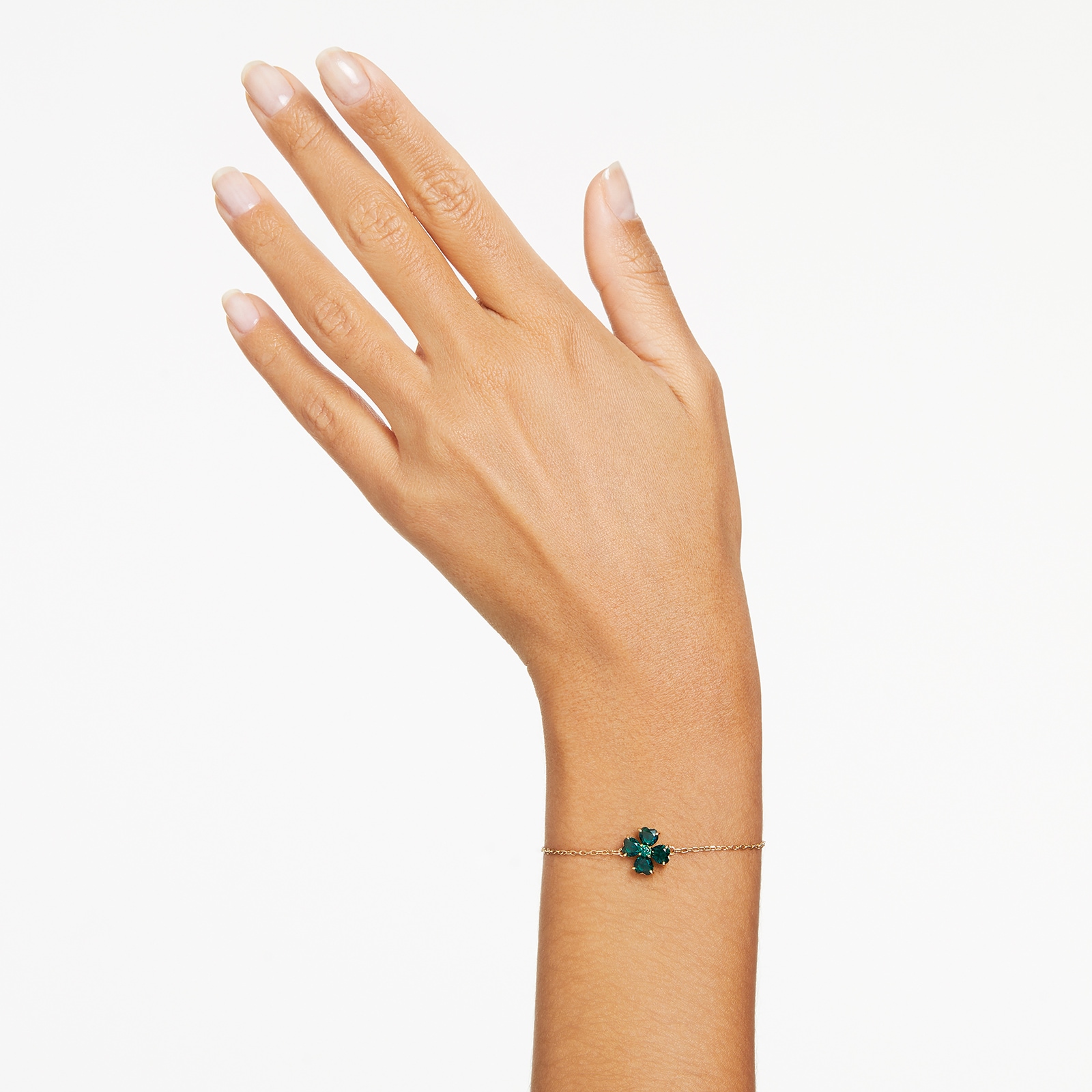 SWAROVSKI Idyllia Green Clover Bracelet