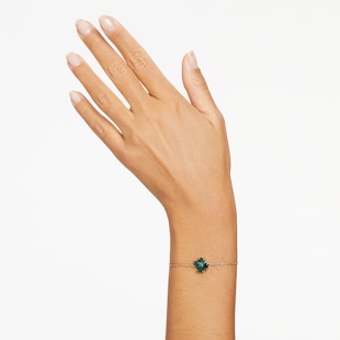 SWAROVSKI Idyllia Green Clover Bracelet