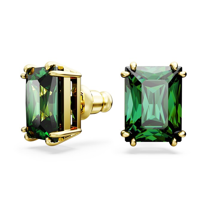 SWAROVSKI Matrix Green Stud Earrings