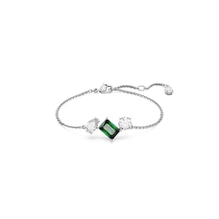 SWAROVSKI Mesmera Green & White Mixed Cut Bracelet