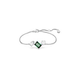 37742277 - Mesmera Green & White Mixed Cut Bracelet