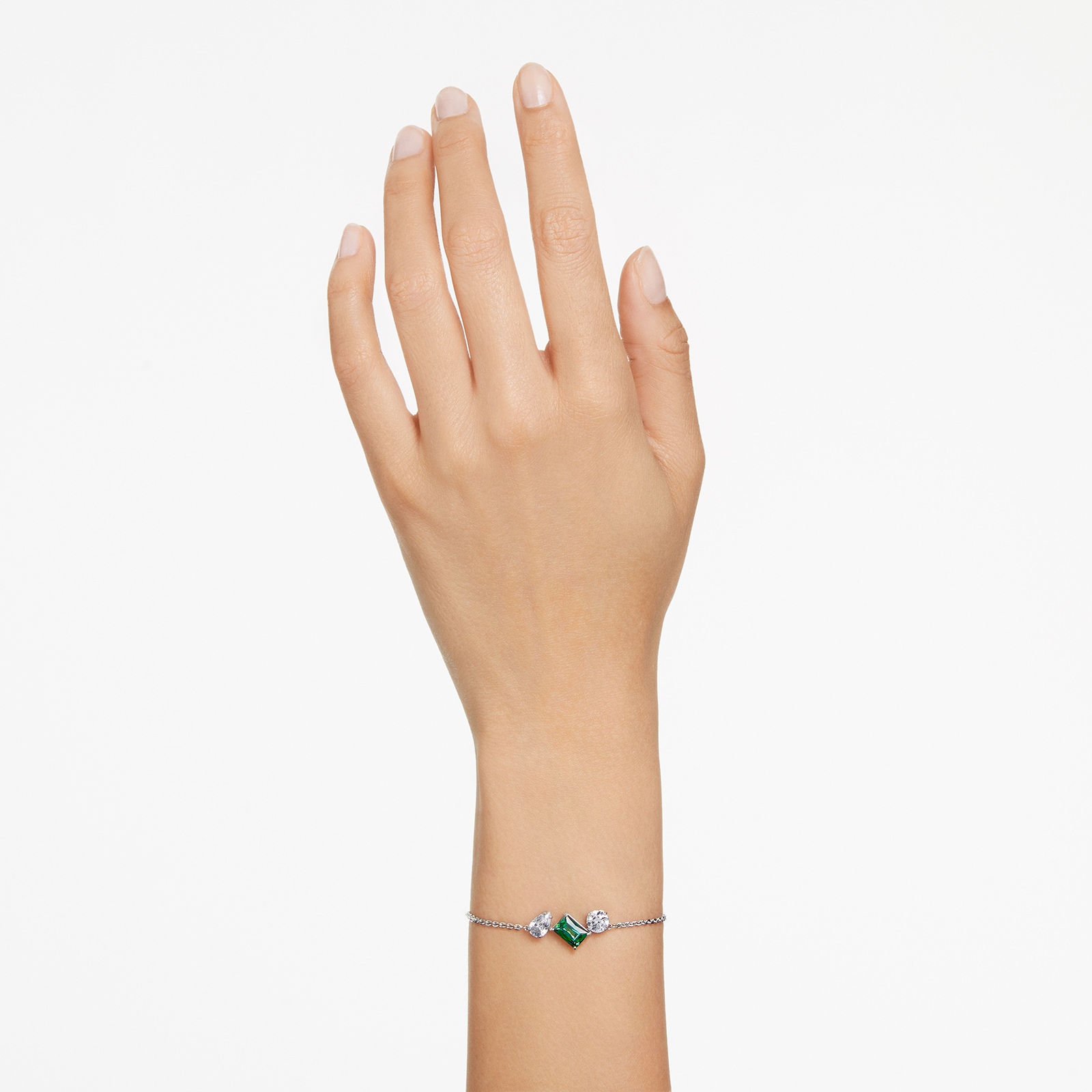 SWAROVSKI Mesmera Green & White Mixed Cut Bracelet