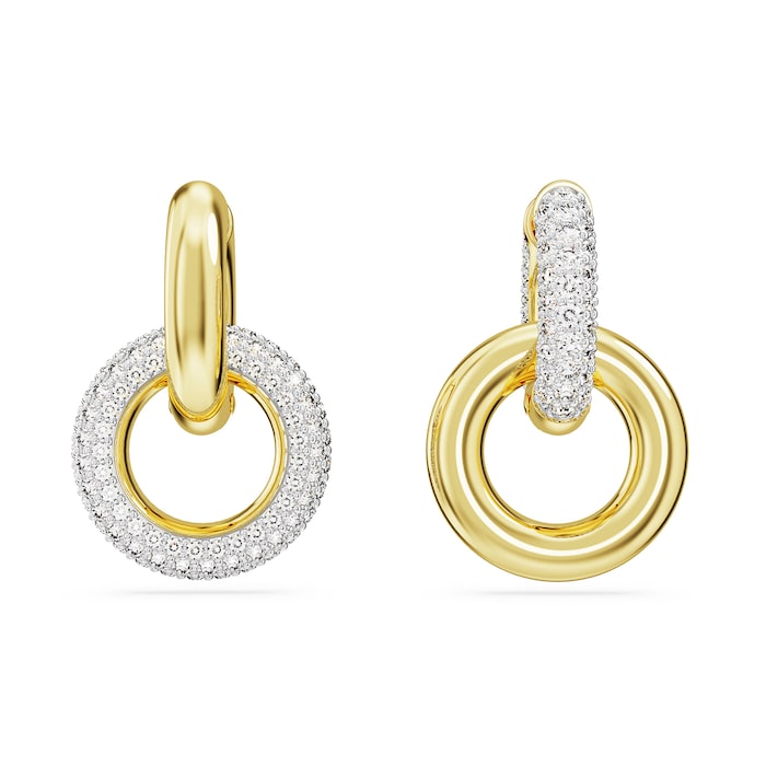 SWAROVSKI Dextera Interlocking Loop Earrings