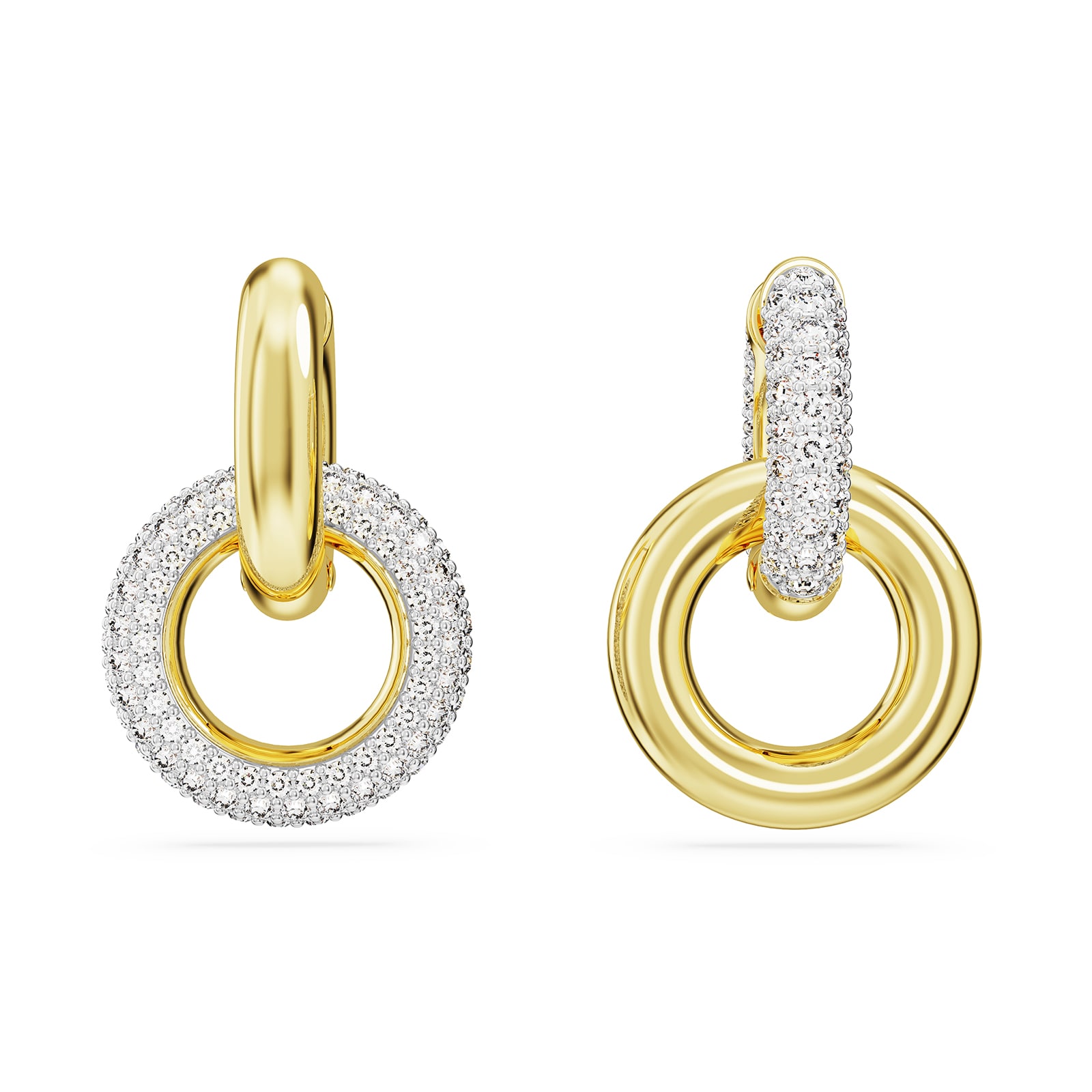 SWAROVSKI Dextera Interlocking Loop Earrings