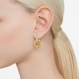 SWAROVSKI Dextera Interlocking Loop Earrings