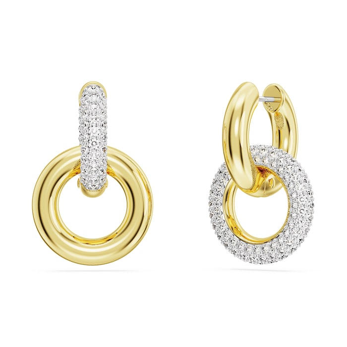 SWAROVSKI Dextera Interlocking Loop Earrings