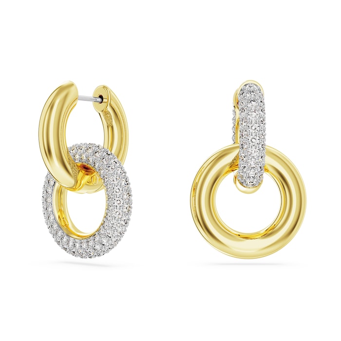 SWAROVSKI Dextera Interlocking Loop Earrings