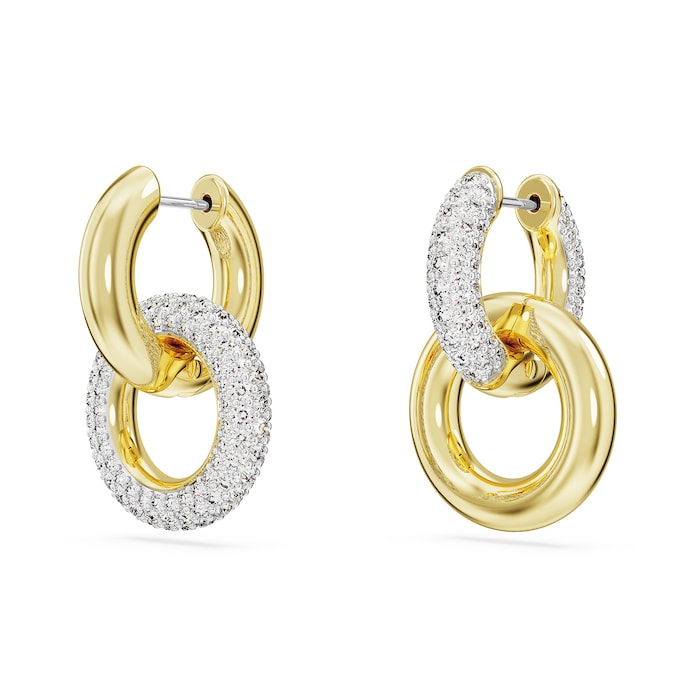 SWAROVSKI Dextera Interlocking Loop Earrings