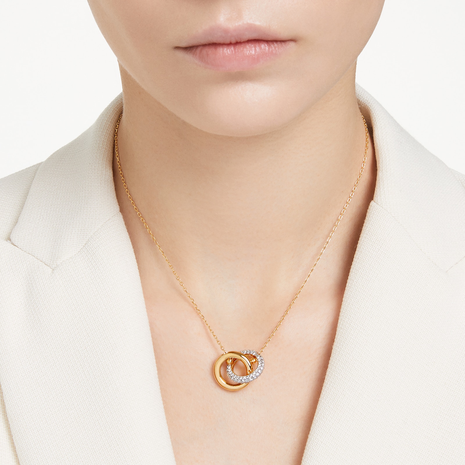 SWAROVSKI Dextera Interlocking Loop Pendant