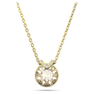SWAROVSKI Bella Yellow Gold Coloured Gold Stone Necklace
