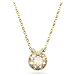 37742322 - Bella Yellow Gold Coloured Gold Stone Necklace