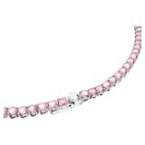 SWAROVSKI Matrix Pink Cubic Zirconia Tennis Necklace