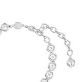 SWAROVSKI Hyperbola Silver Coloured Crystal Tennis Bracelet - Size Medium