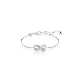 Swarovski Hyperbola Silver Coloured Crystal Infinity Bracelet - Size XS