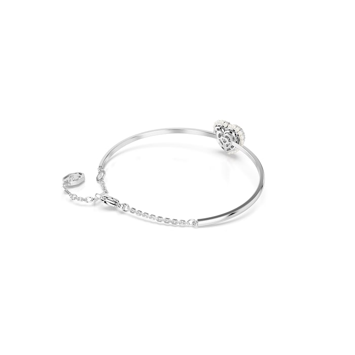 SWAROVSKI Hyperbola Silver Coloured Heart Bangle