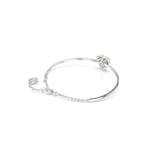 SWAROVSKI Hyperbola Silver Coloured Heart Bangle