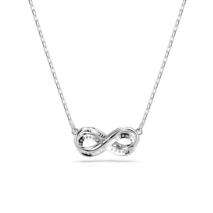 SWAROVSKI Hyperbola Silver Coloured Crystal Inifinity Necklace