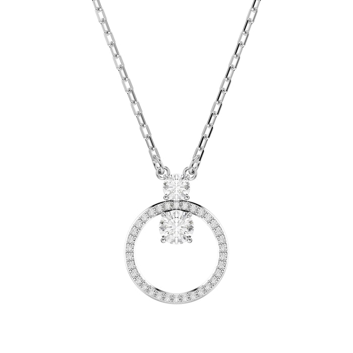 SWAROVSKI Constella Silver Coloured Cubic Zirconia Pendant Necklace