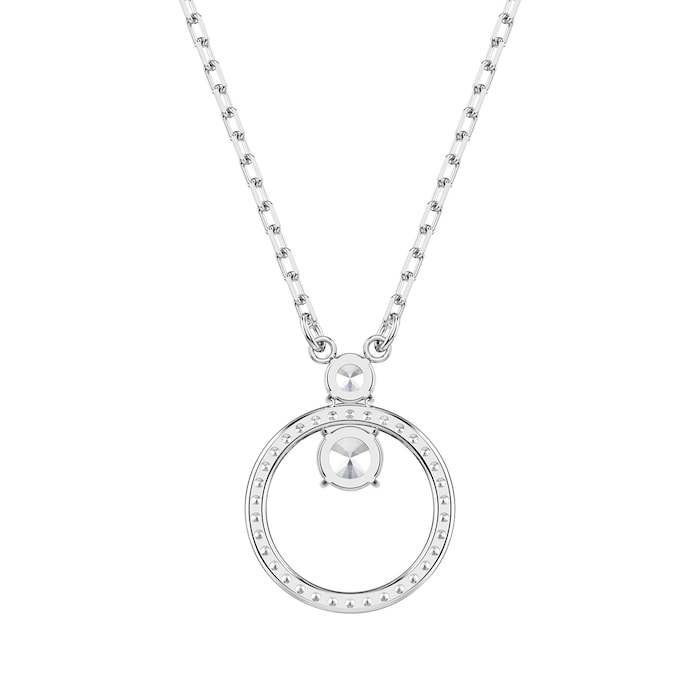 SWAROVSKI Constella Silver Coloured Cubic Zirconia Pendant Necklace