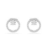 SWAROVSKI Constella Silver Coloured Cubic Zirconia Stud Earrings