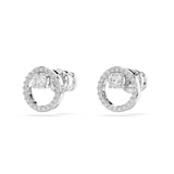 SWAROVSKI Constella Silver Coloured Cubic Zirconia Stud Earrings