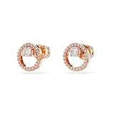 SWAROVSKI Constella Rose Gold Coloured Cubic Zirconia Stud Earrings