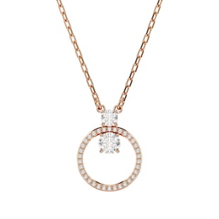 SWAROVSKI Constella Rose Gold Coloured Cubic Zirconia Pendant Necklace